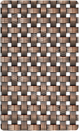 Декоративная нержавеющая сталь Mash Copper «Тройная нить Медь»